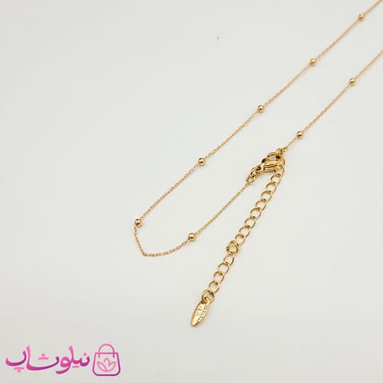 زنجیر دخترانه ژوپینگ مدل توپی نازک کد 1059 — تصویر ۵