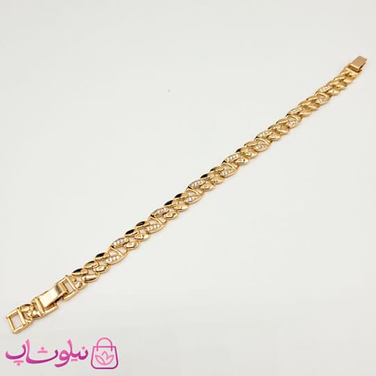 دستبند زنانه ژوپینگ نگیندار کد 2291 — تصویر ۷