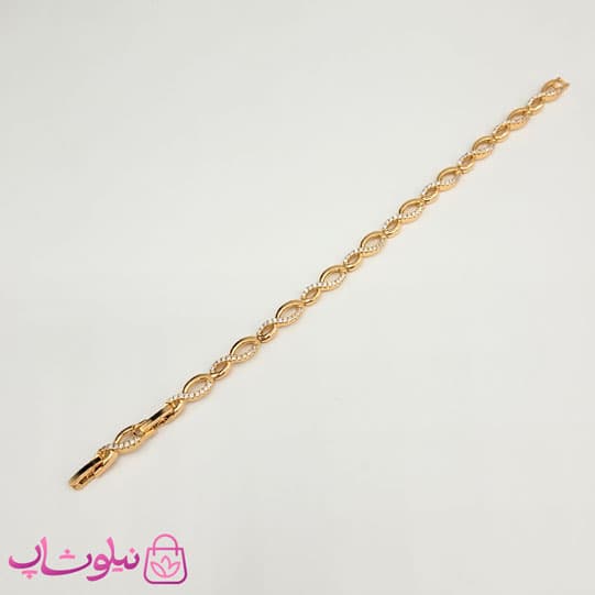دستبند دخترانه ژوپینگ مدل بینهایت کد 2591 — تصویر ۷