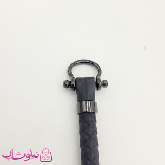 دستبند امگا رابر مشکی قفل مشکی مردانه زنانه کیفیت مستر کد 650 — تصویر ۱۱