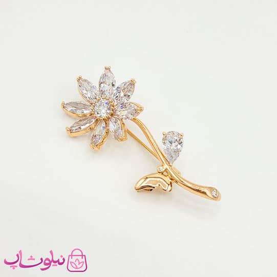 سنجاق سینه ژوپینگ مدل گل کد 2791