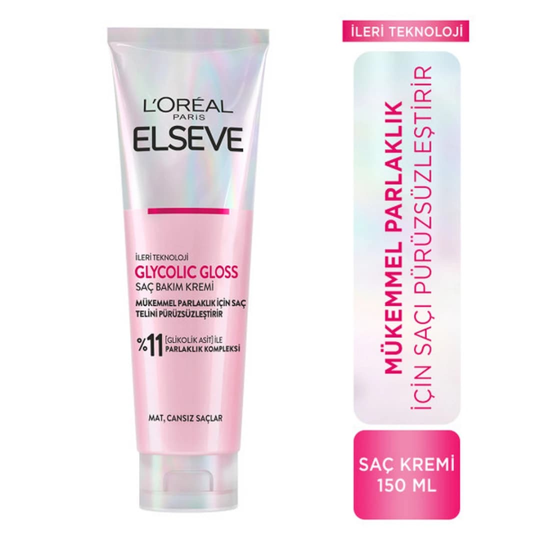 نرم کننده و براق کننده مو ELSEVE مدل GLYCOLIC GLOSS حجم 150 میل
