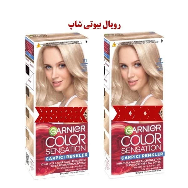 پک 2 عددی رنگ مو بلوند عروسکی شماره 111 سری SENSATION — تصویر ۲