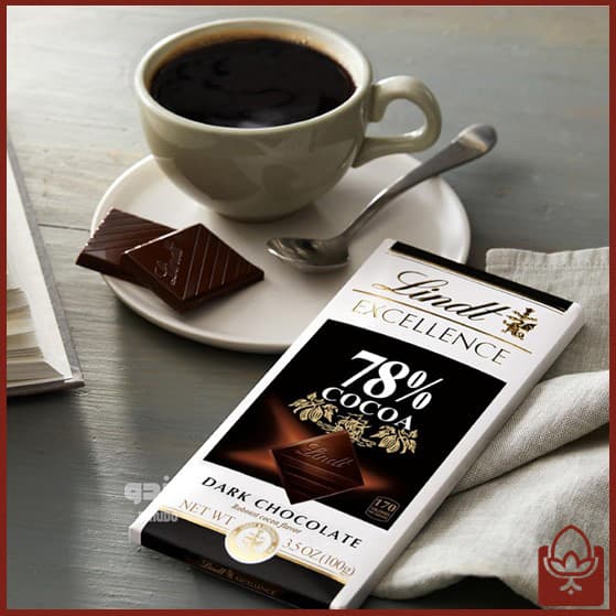 شکلات تلخ 78 درصد لینت Lindt | محبوب دل عاشقان شکلات در فندو — تصویر ۱۰
