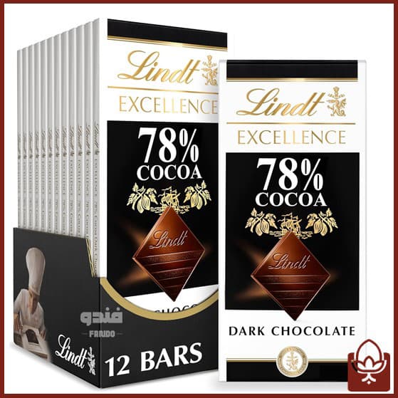 شکلات تلخ 78 درصد لینت Lindt | محبوب دل عاشقان شکلات در فندو — تصویر ۵