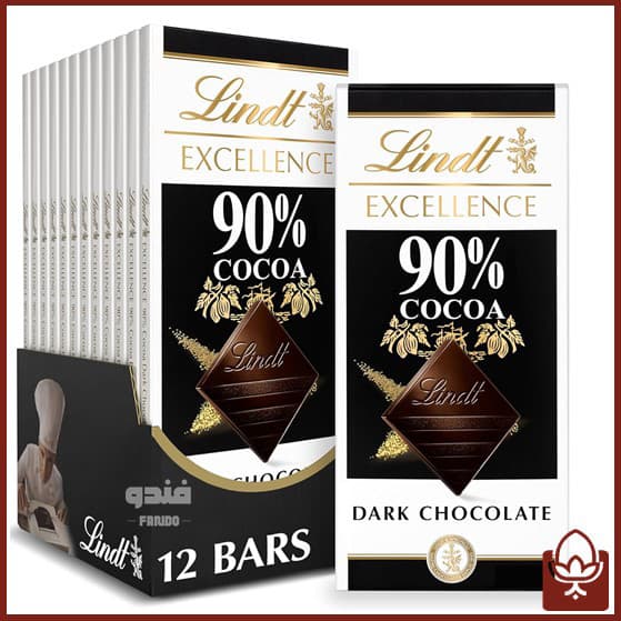 شکلات تلخ لینت 90 درصد اصل سوئیس | Lindt 90% Cocoa — تصویر ۵