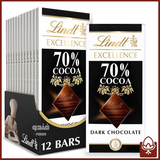 شکلات تلخ 70 درصد لینت Lindt – طعمی غنی و متعادل