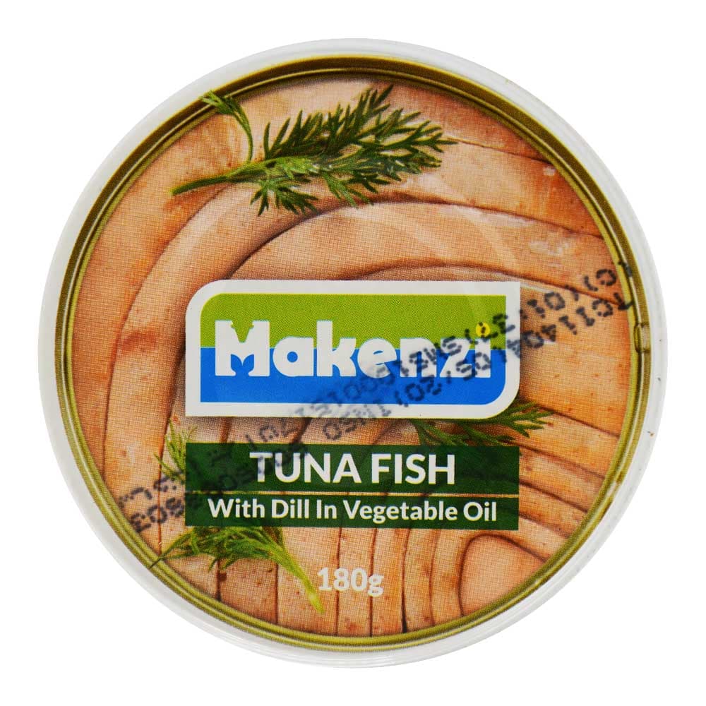تن ماهی شوید در روغن گیاهی مکنزی MAKENZI وزن 180 گرم — تصویر ۲
