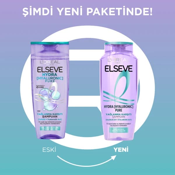شامپو آبرسان موهای چرب ELSEVE سری HYDRA PURE حجم 300 میلی لیتر — تصویر ۵