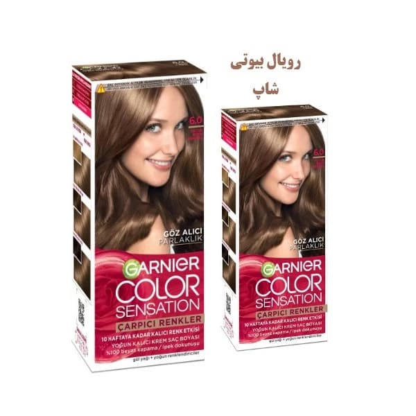 پک 2 تایی رنگ موی قهوه ای روشن شماره 6 سری SENSATION