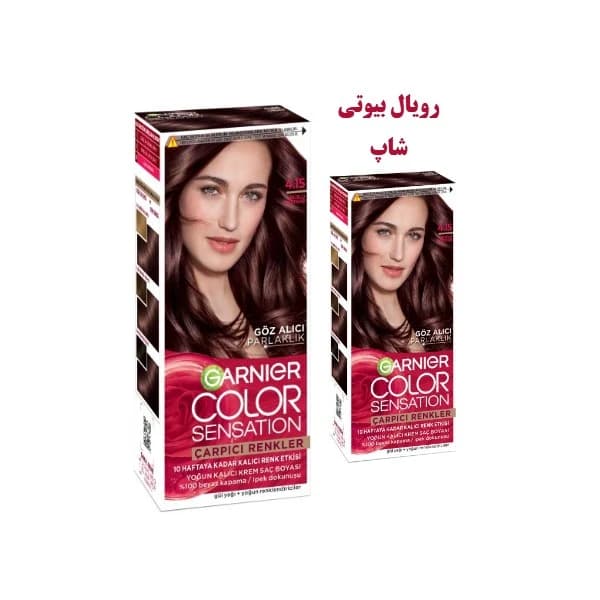 پک 2 عددی رنگ موی شماره 4.15 سری SENSATION فندقی — تصویر ۸