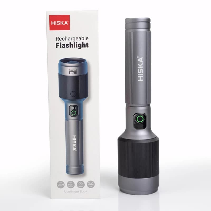 چراغ قوه پرقدرت هیسکا مدل HR-48 با 2500 لومن — تصویر ۴