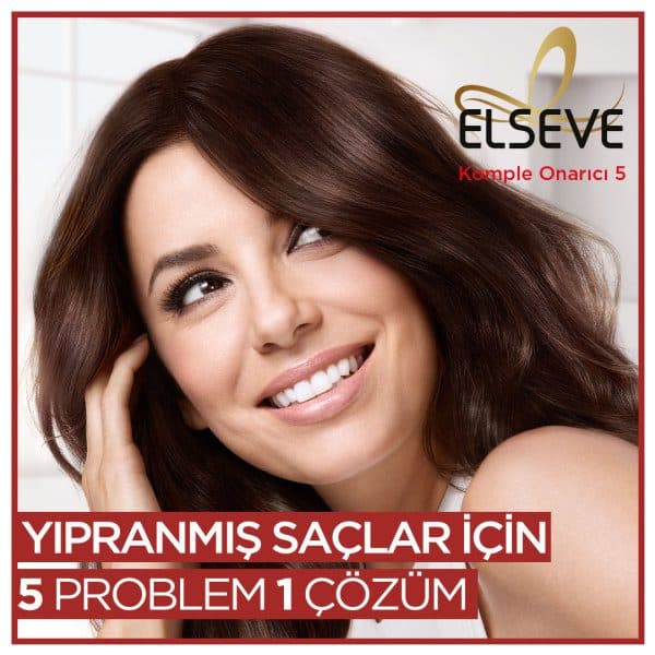 پک شامپو و کرم کراتینه مو ELSEVE مدل KOMPLE ONARICI 5 — تصویر ۶