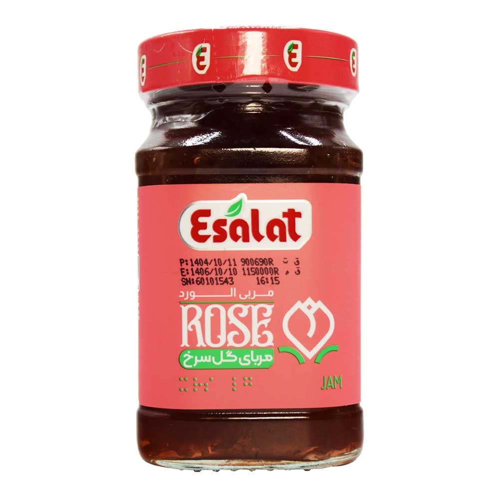 مربا گل سرخ اصالت ESALAT وزن 310 گرم