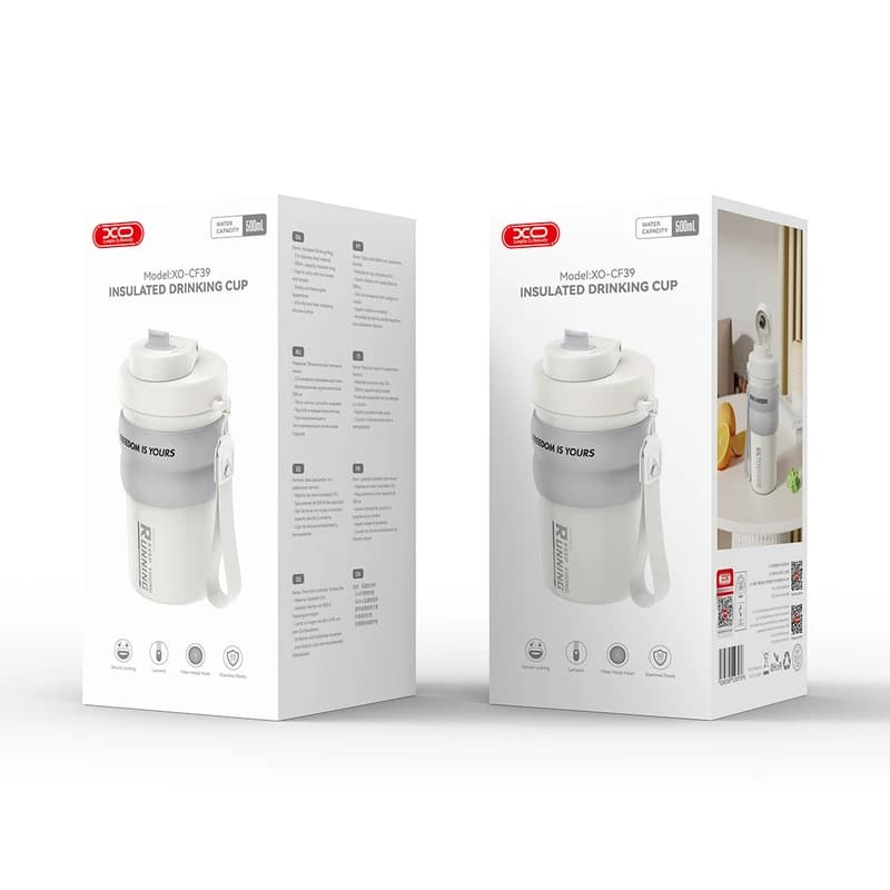 ماگ مسافرتی ایکس او (XO) مدل XO-CF39 گنجایش 0.5 لیتر — تصویر ۸
