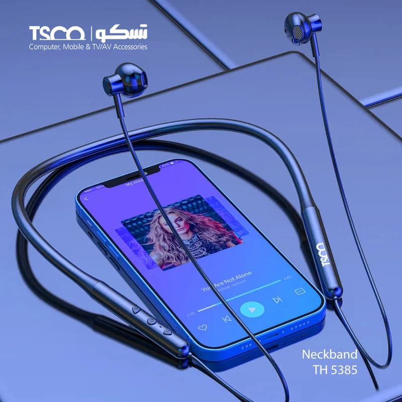 هدفون بلوتوثی گردنی تسکو مدلTSCO TH 5385 — تصویر ۸