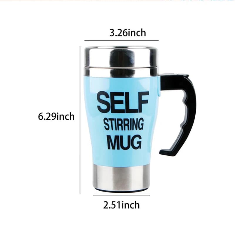 ماگ و شیکر مدل SELF STIRRING MUG گنجایش 0.45 لیتر — تصویر ۳