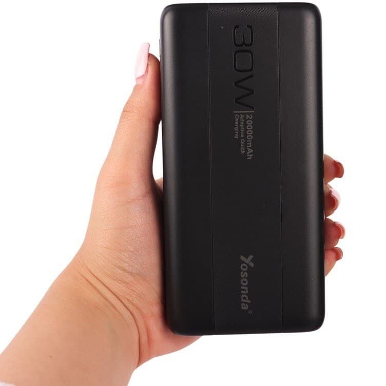 پاوربانک Yosonda Y-P35 | 20000mAh، 30W PD، فست شارژ — تصویر ۱۲