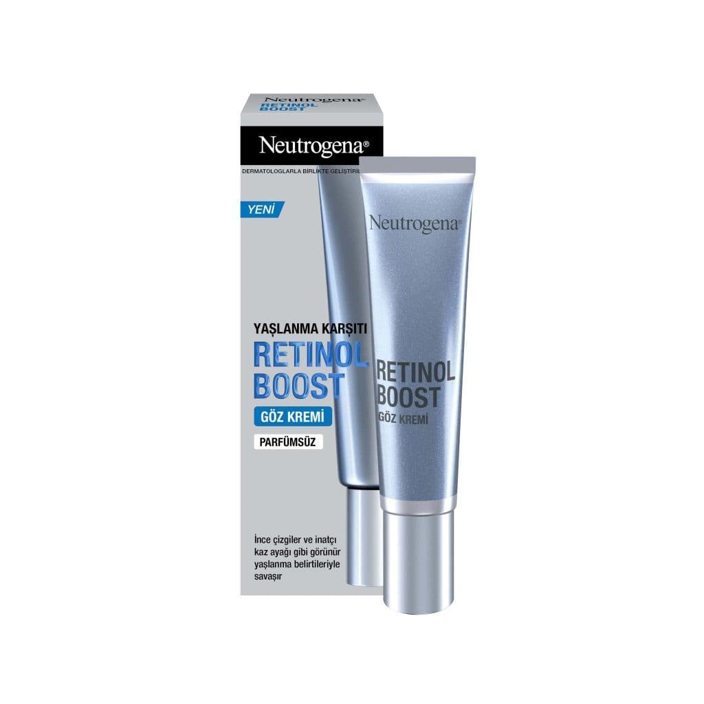 کرم ضد چروک دور چشم نوتروژینا RETINOL BOOST حجم 15 میلی لیتر