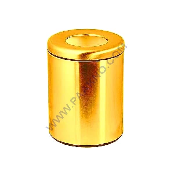 سطل زباله 5 لیتری مینیاتور – استیل طلایی