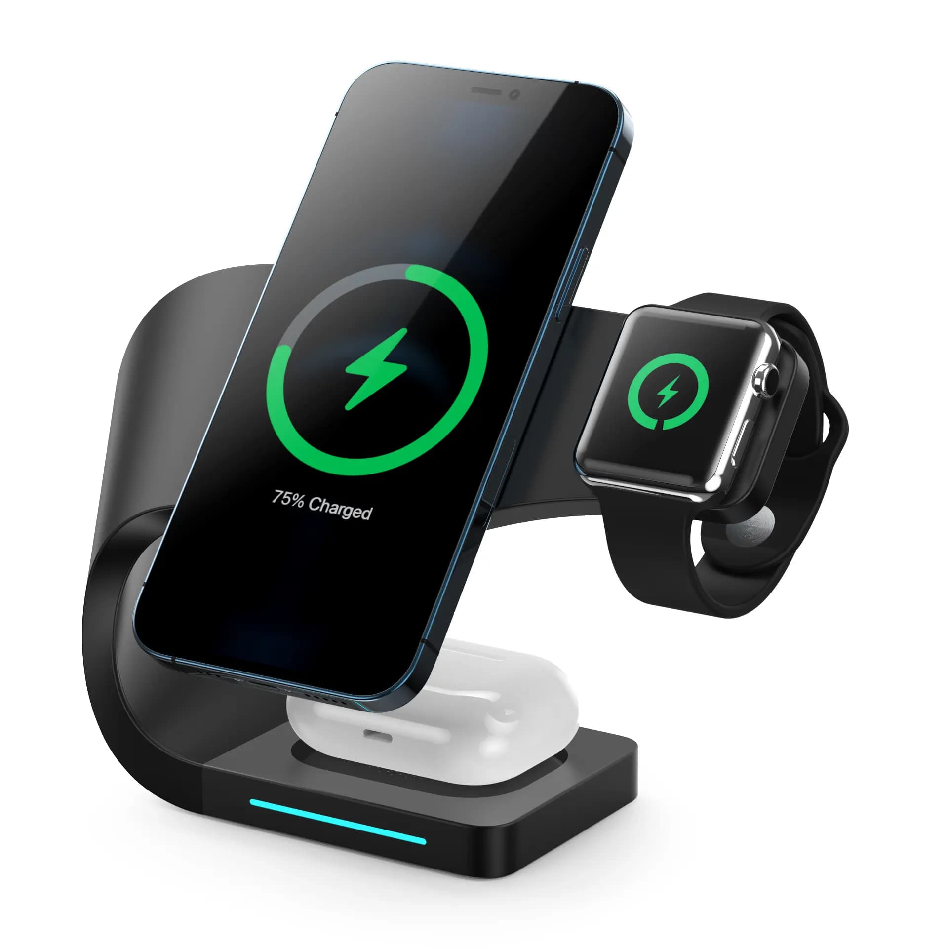شارژر رومیزی مدل (4in1) Multifunctional Wireless Charging Stand LFX-178