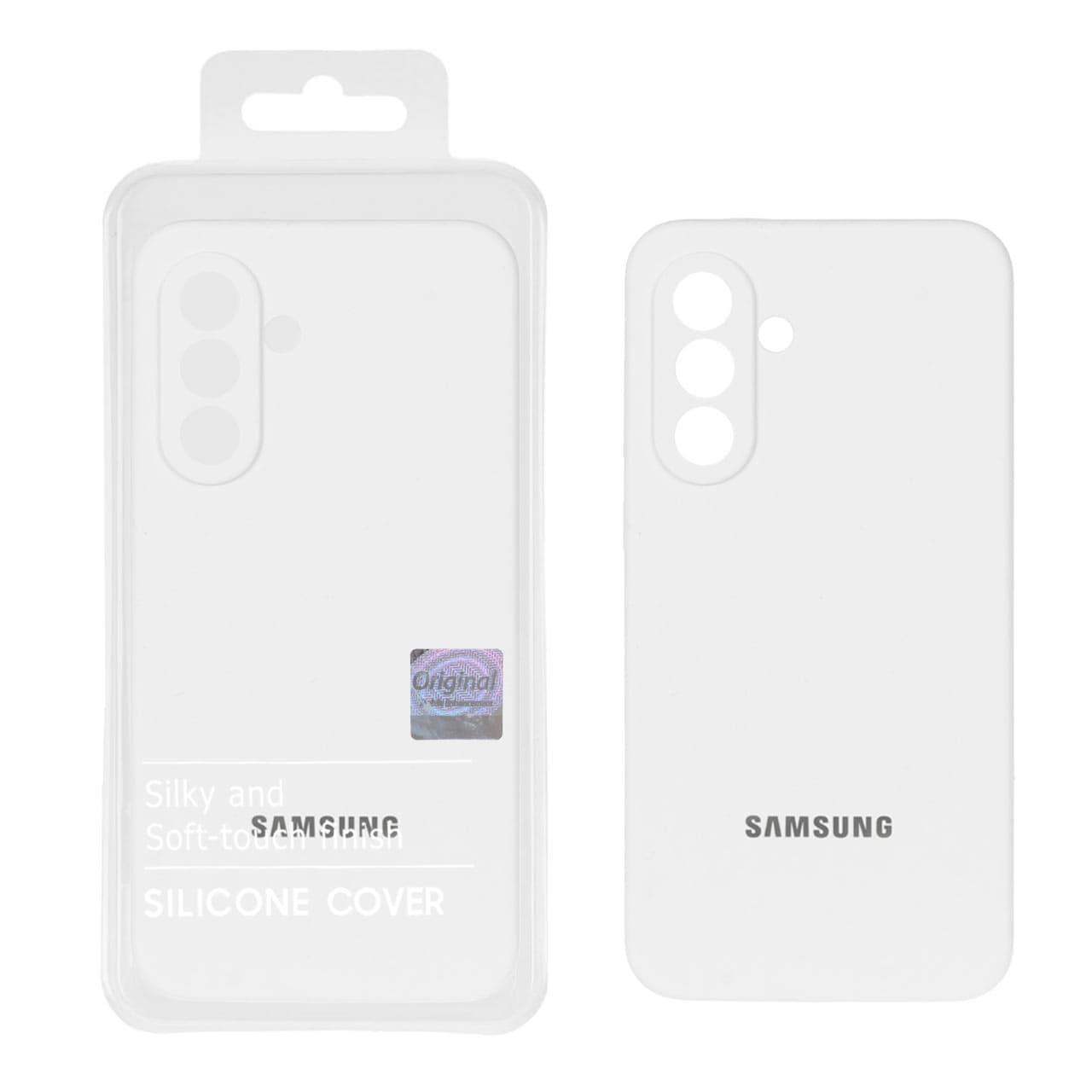 قاب سیلیکونی پاک کنی اورجینال Master Quality مدل Samsung Galaxy A56 / A36 – سفید (پک دار)