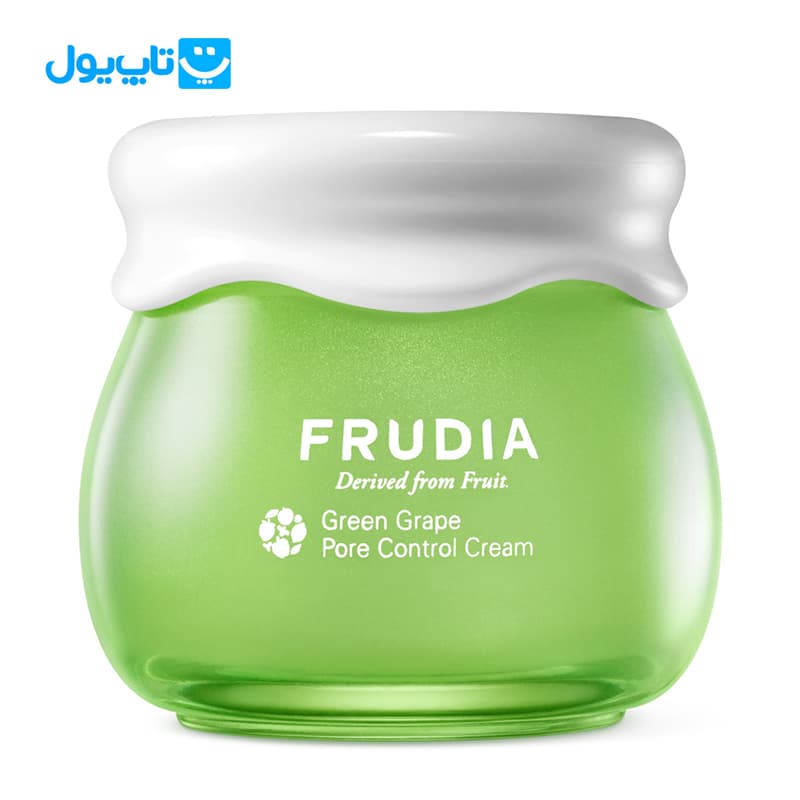 کرم آبرسان صورت فرودیا Frudia حاوی عصاره انگور سبز کنترل کننده چربی پوست مناسب پوست چرب و مختلط 55 گرم — تصویر ۶