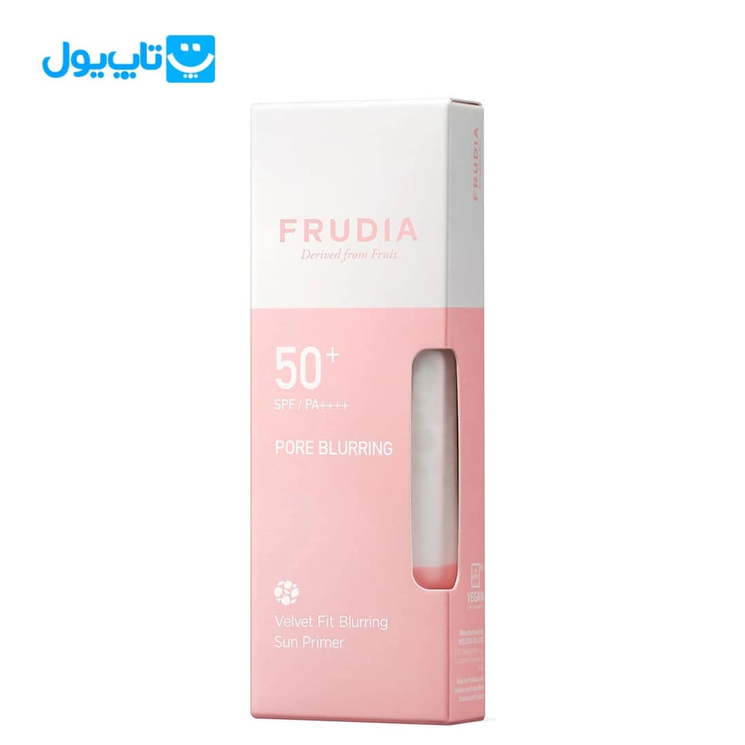 پرایمر ضد آفتاب فرودیا Frudia مدل Velvet Fit Blurring با SPF +50 مخملی کننده پوست 40 گرم — تصویر ۸