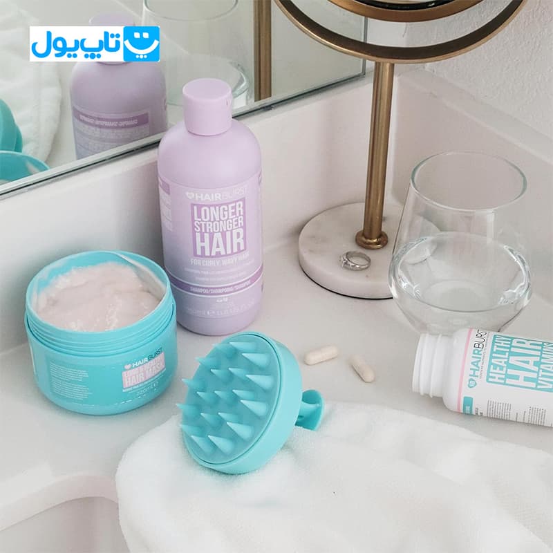 براش ماساژور پوست سر هیربرست HairBurst مدل Scalp Stimulating مخصوص افزایش رشد مو و شست و شوی مؤثر کف سر — تصویر ۷
