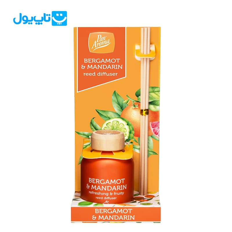 خوشبوکننده هوا پان آروما Pan Aroma رایحه نارنگی و ترنج حجم 50 میلی‌لیتر