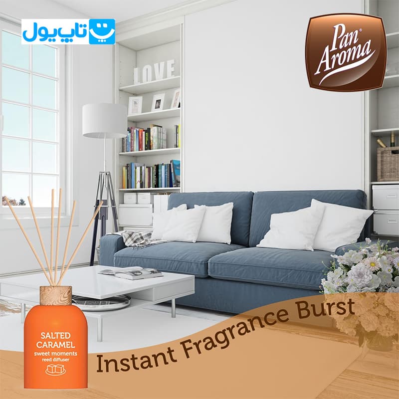 خوشبو کننده هوا پان آروما Pan Aroma رایحه کارامل شور حجم 50 میلی لیتر — تصویر ۴