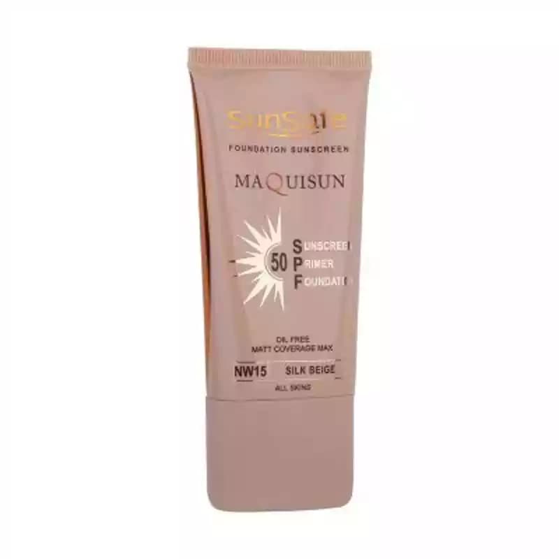 کرم ضدآفتاب spf50 nw15 سان سیف — تصویر ۳