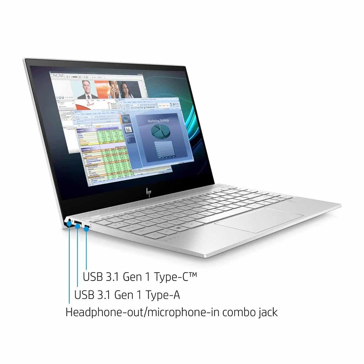 لپ تاپ استوک اچ پی ENVY 15 Ryzen7-5825u 16 512 touch x360 — تصویر ۴