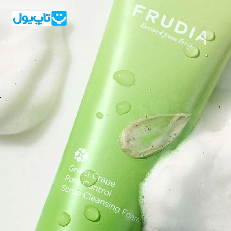 فوم شستشو صورت فرودیا Frudia حاوی عصاره انگور سبز کنترل کننده منافذ حجم 145 میلی لیتر — تصویر ۱۱