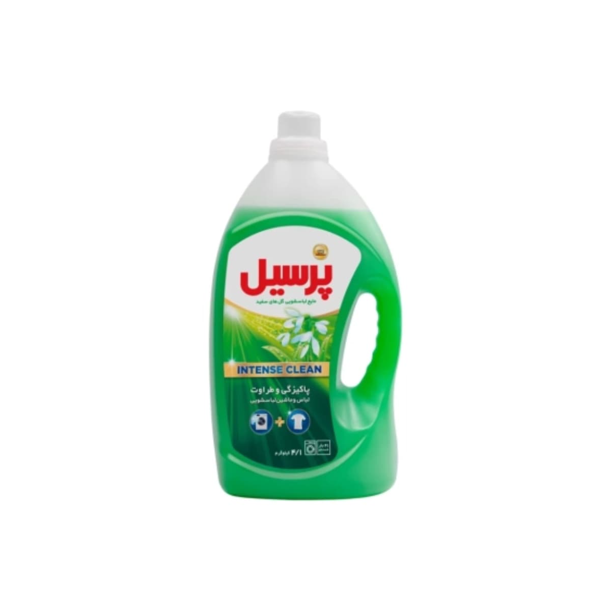 مایع لباسشویی پرسیل مدل گل های سفید حجم 4.1 لیتر
