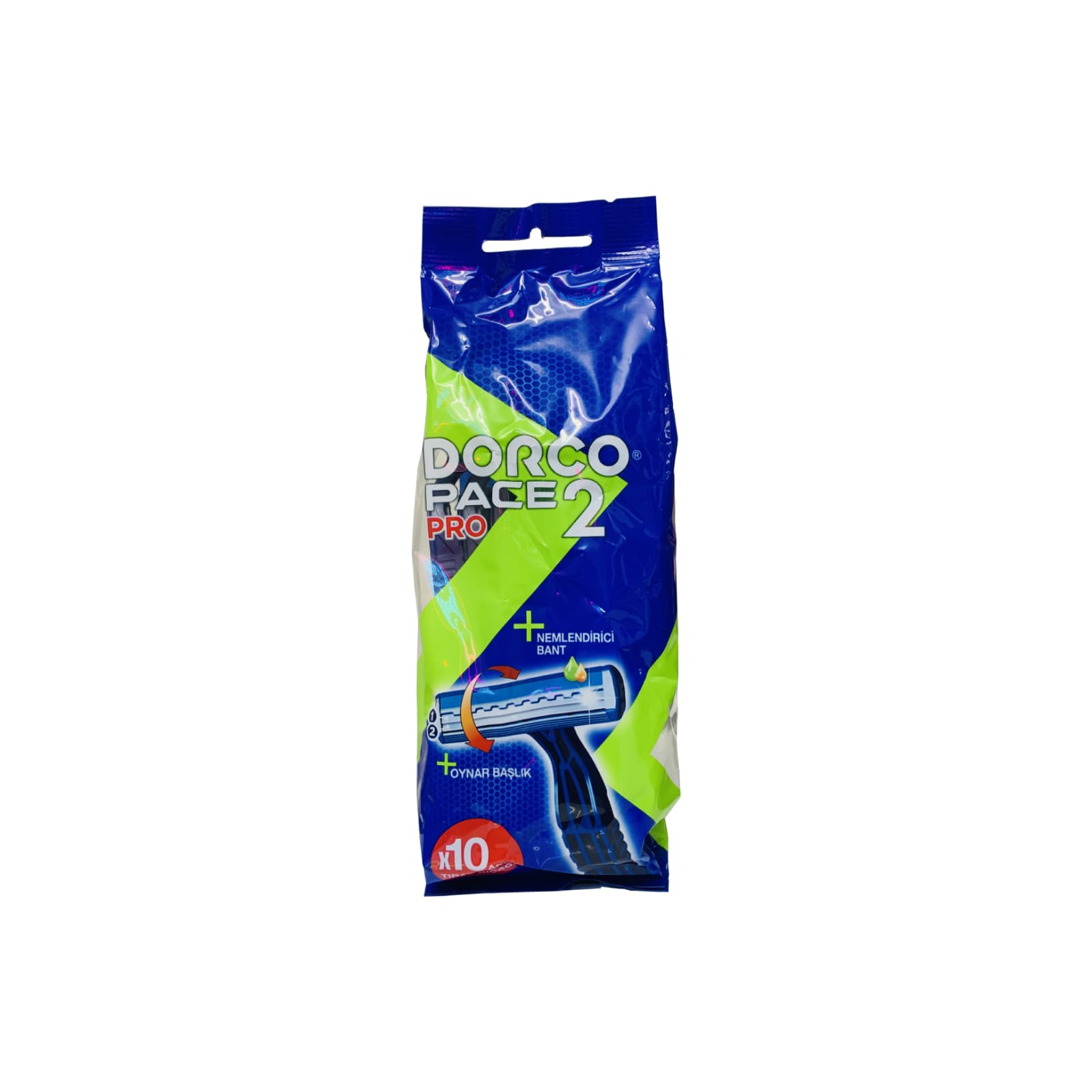 ژیلت دورکو 2 لبه مدل PACE 2 بسته 10 عددی — تصویر ۳