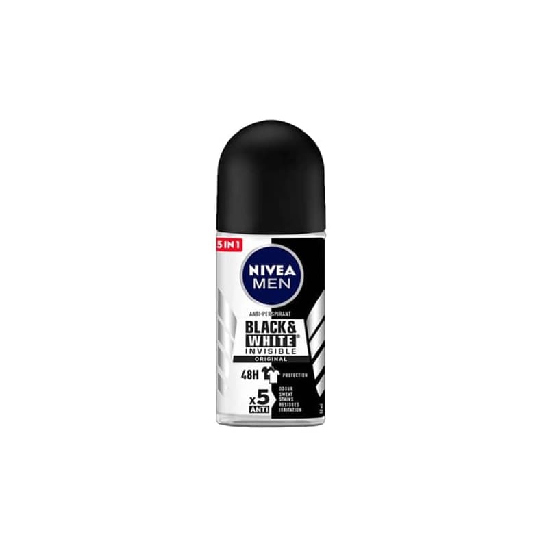 مام نیوا بلک اند وایت مردانه مدل Black & White حجم 50ml