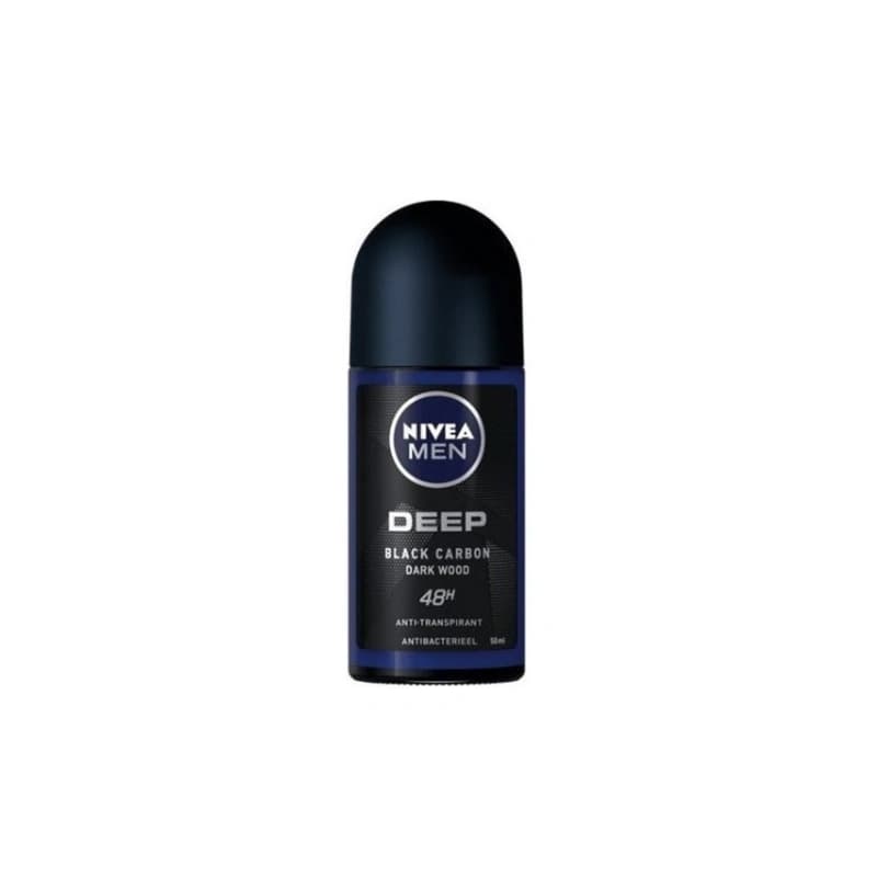 مام رول ضدتعریق مردانه نیوآ مدل Black Carbon Dark Wood حجم ۵۰ میل