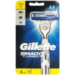 خود تراش مچ تری توربو 2یدک ژیلت مدل2 Gillette Mach3 Turbo — تصویر ۲