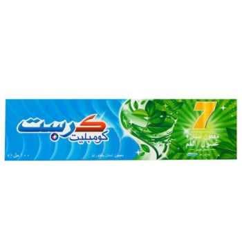 خمیر دندان کرست مدلCrest Complete 7 Mint & Thyme حجم 100 میلی لیتر