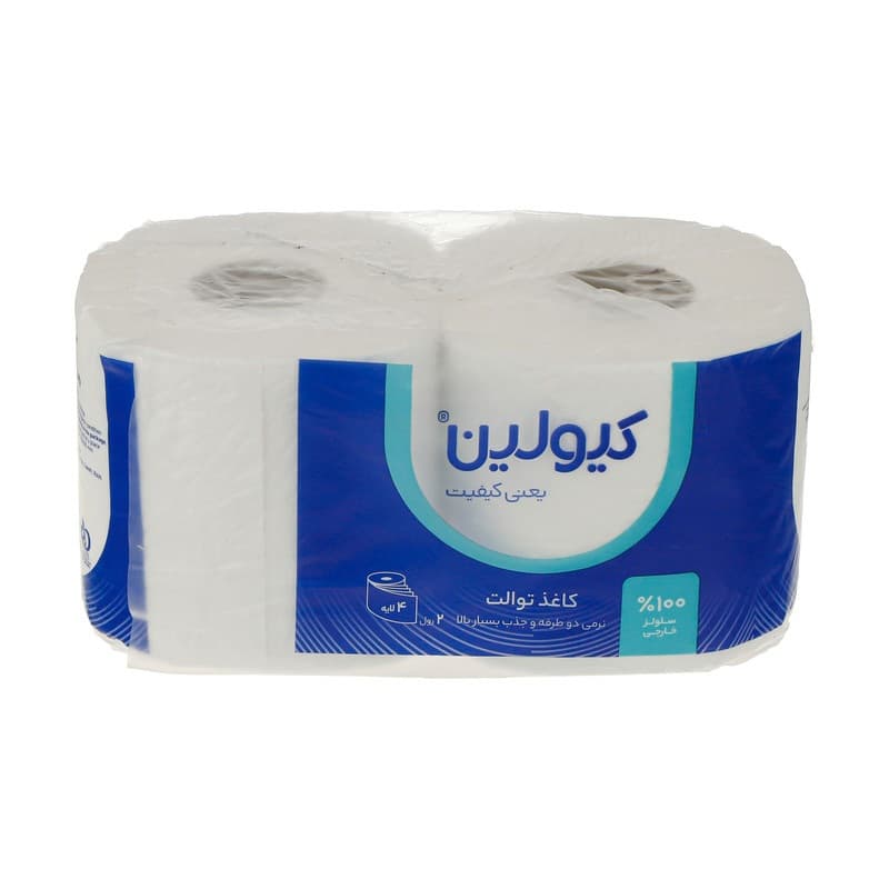 دستمال توالت کیولین بسته 2 عددی — تصویر ۳