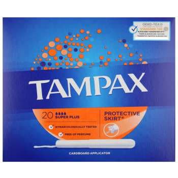 تامپون تامپکس مدلTAMPAX Super Plus بسته 20 عددی — تصویر ۵
