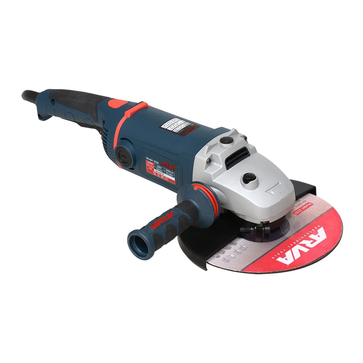 فرز سنگبری ۲۶۰۰ وات صنعتی دسته گردان آروا مدل ۵۵۳۴ — تصویر ۲