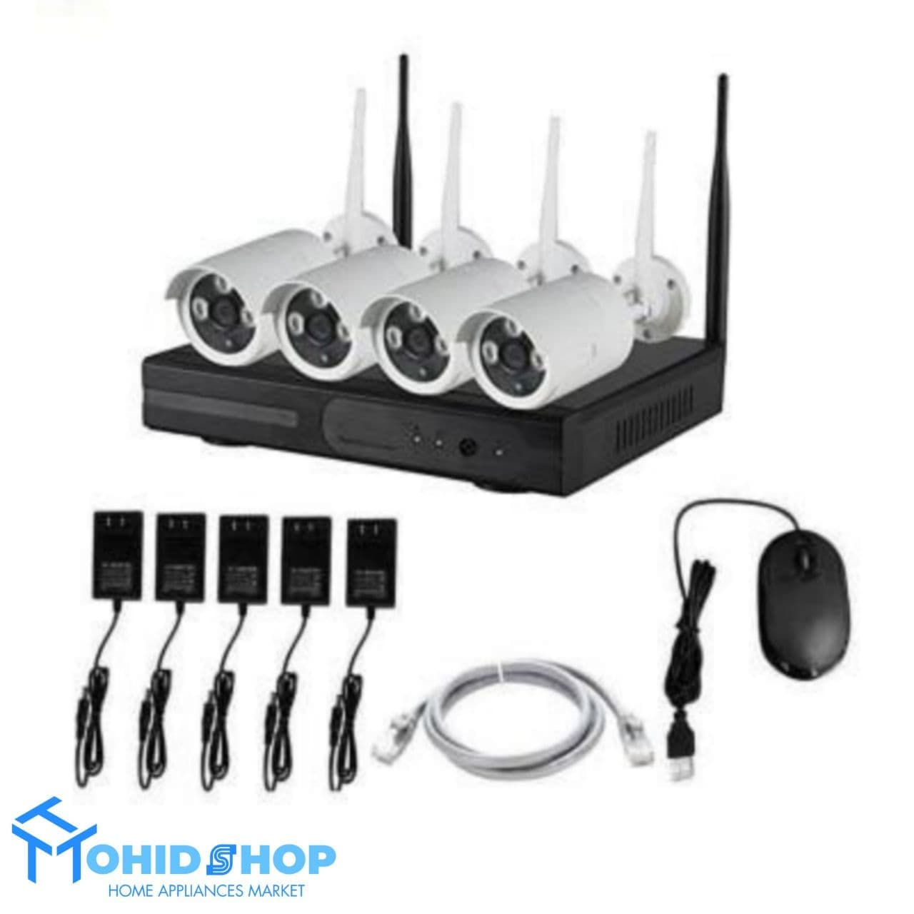 پک دوربین مداربسته WITH 4 CAMERAS 5G KIT