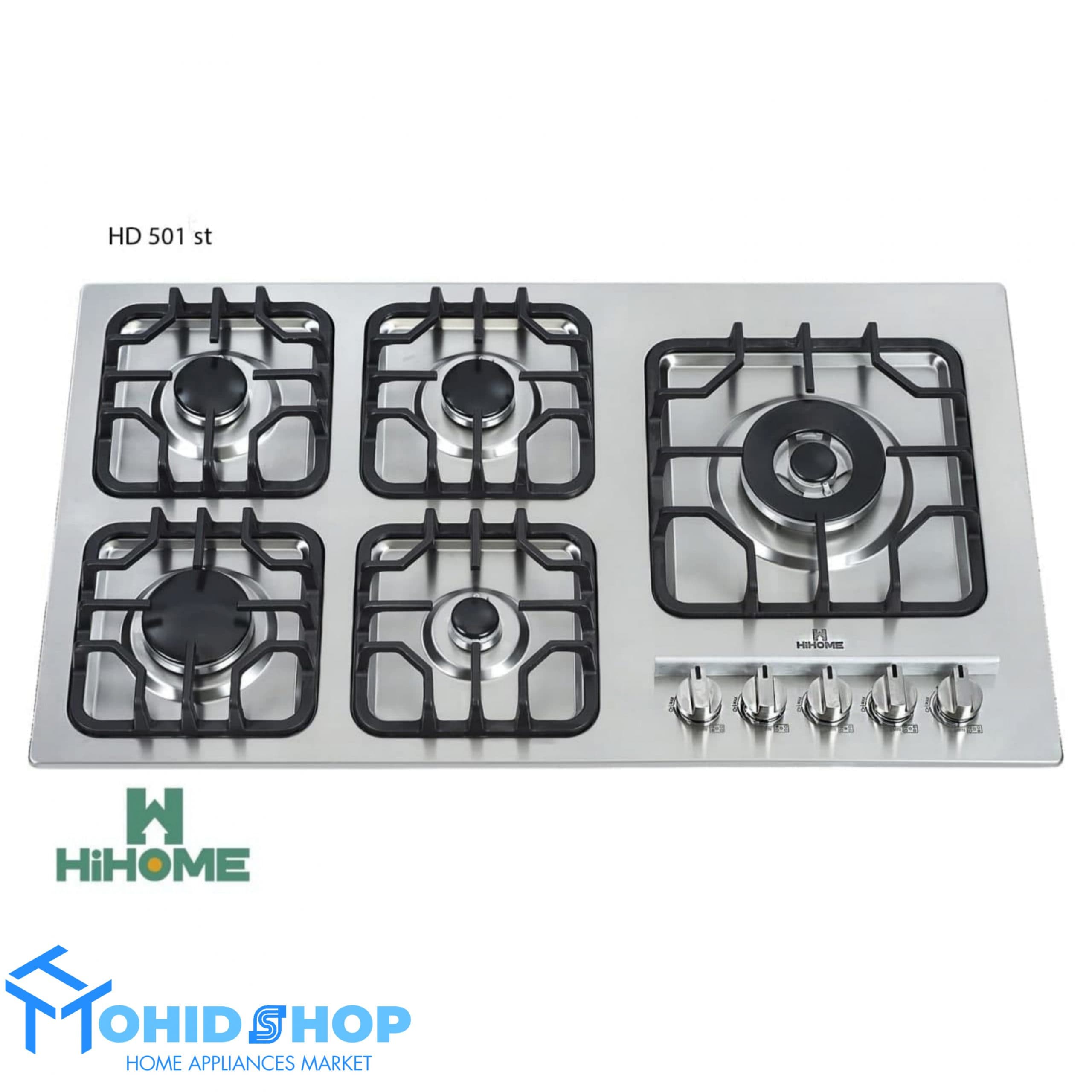 اجاق گاز صفحه ای های هوم HiHome مدل: HD 501 st
