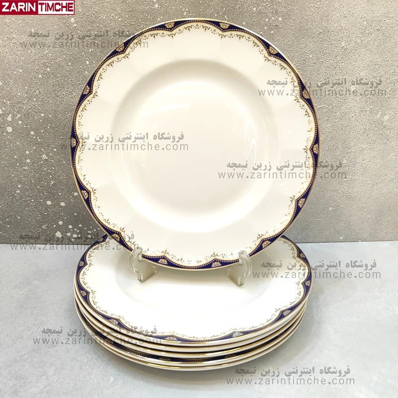 پیش دستی میوه خوری چینی زرین مدل النور