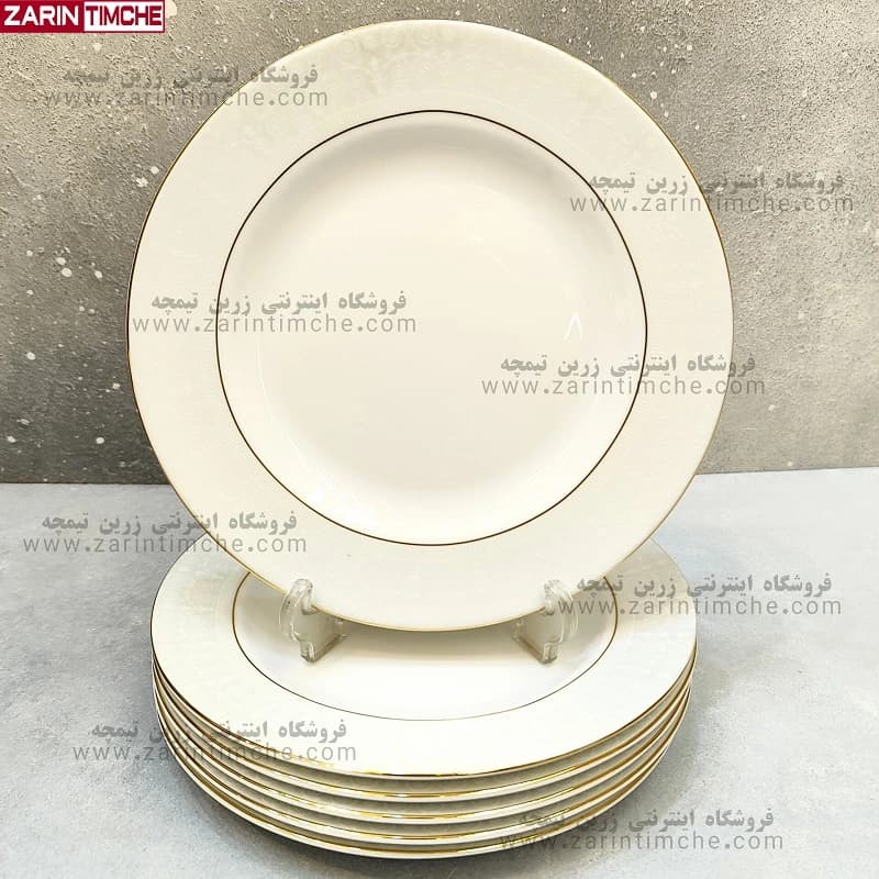 پیش دستی میوه خوری چینی زرین مدل سپیدصدف — تصویر ۴