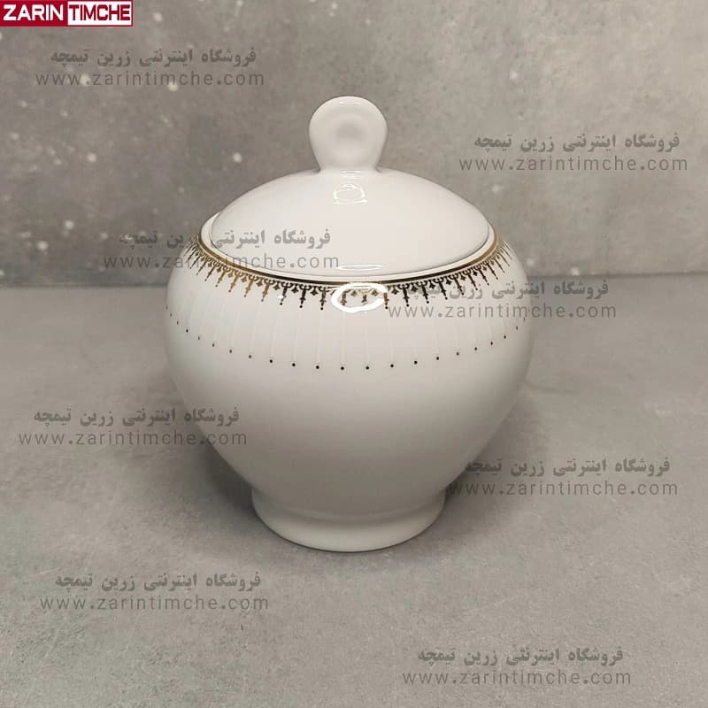 قندان چینی زرین مدل سپیدار