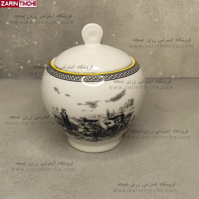 قندان چینی زرین مدل ویلیج