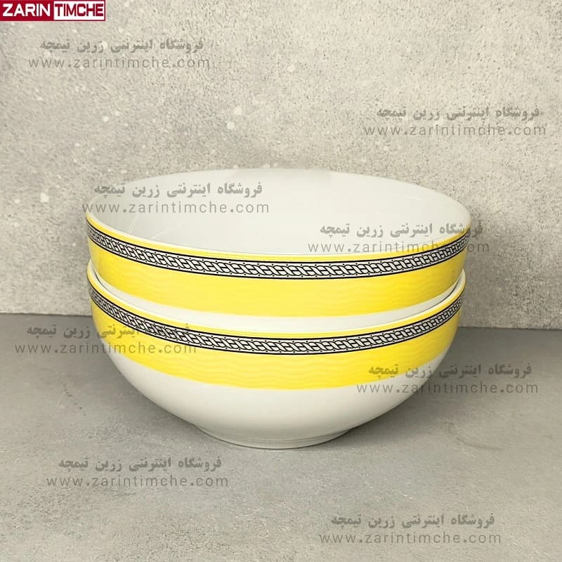 کاسه آبگوشت خوری چینی زرین مدل ویلیج 6 عدد